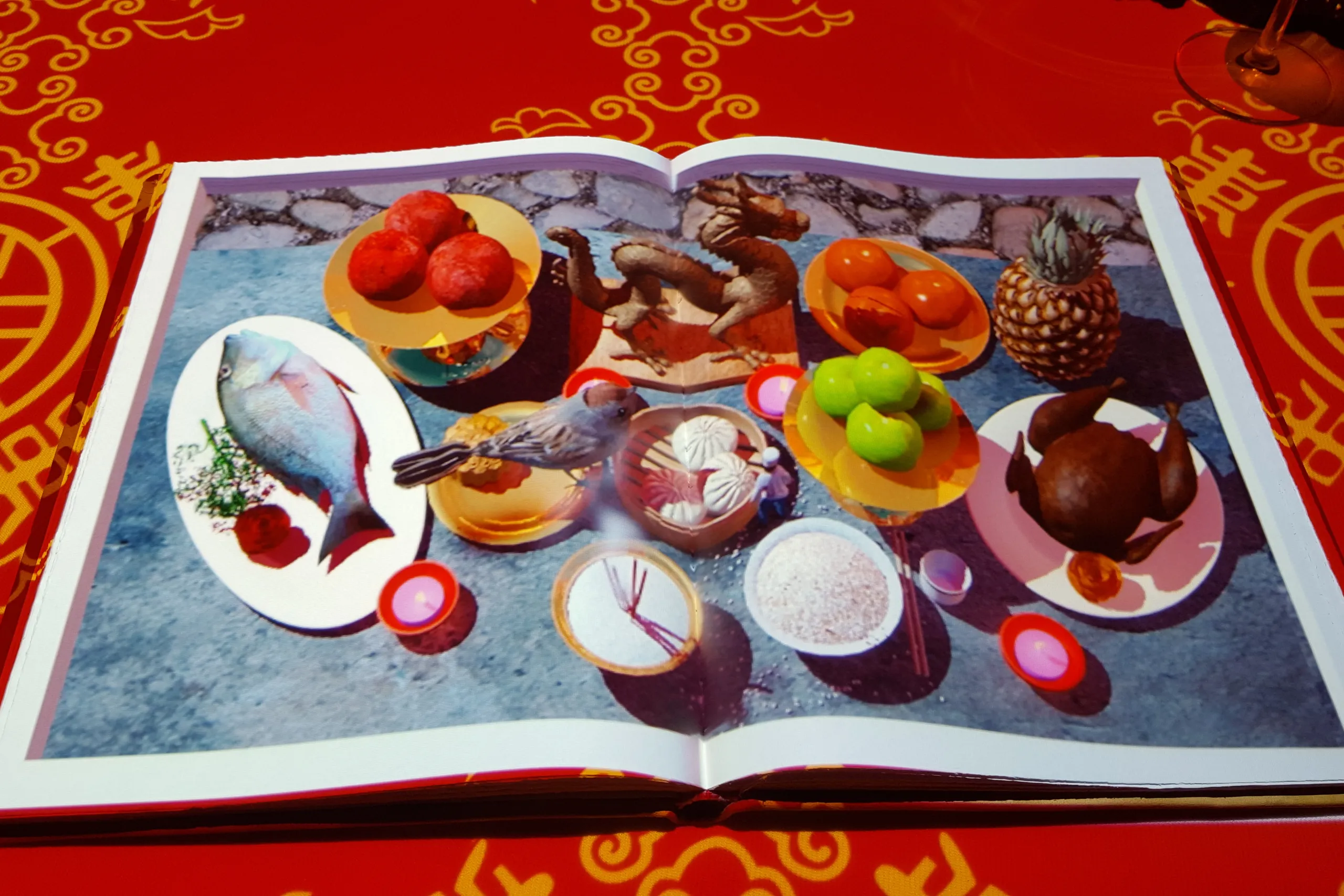 3D projection of the Le Petit Chef book